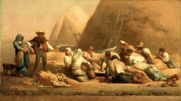 収穫者 休息中のルースとボアズ MFA バルビゾン自然主義 リアリズム 農民 ジャン・フランソワ・ミレー Oil Paintings